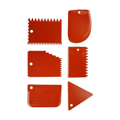 Icing Comb Plastic - 6PCS