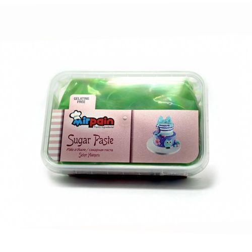 Mirpain Green Sugar Paste - 1KG 
