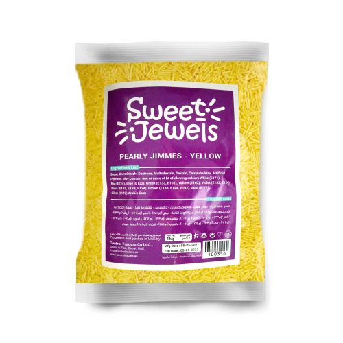 Pearly Jimmies - Yellow (1KG)