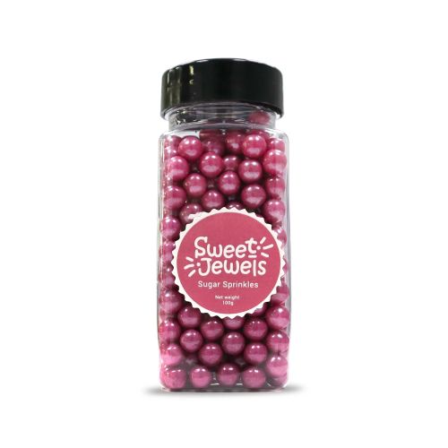 Rose Red Pearls 7mm - 100G