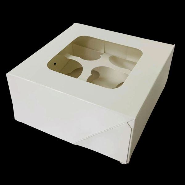 Non-Printed Duplex Paper Handle Cake Box, 500 Gram, Without Window